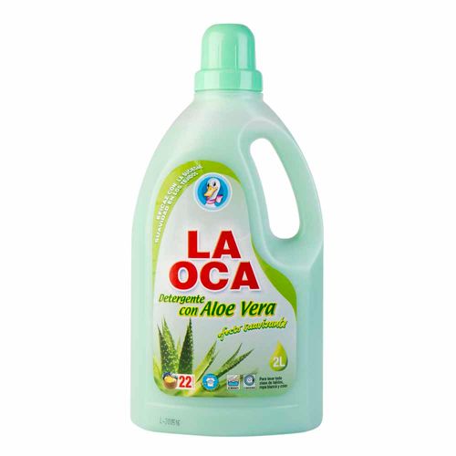 Detergente líquido LA OCA Aloe vera Galonera 2L