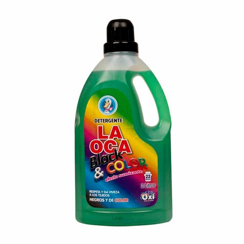 Detergente líquido LA OCA Black&Color Galonera 2L