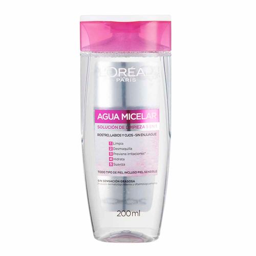 Desmaquillante L'ORÉAL Agua Micelar Frasco 200ml