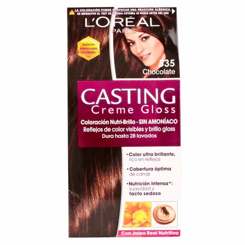 Tinte para Cabello L'ORÉAL Casting Creme Gloss 535 Chocolate Caja 1un