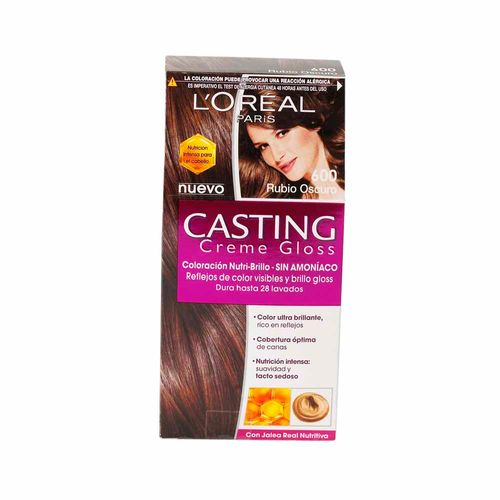 Tinte para Cabello L'ORÉAL Casting Creme Gloss 600 Rubio Oscuro Caja 1un