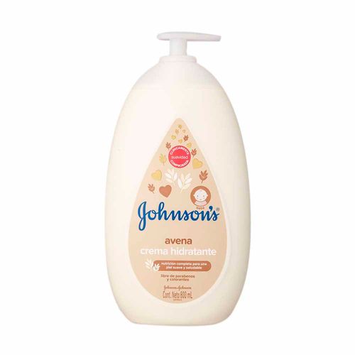 Crema para Bebé JOHNSON'S BABY Avena Botella 800ml