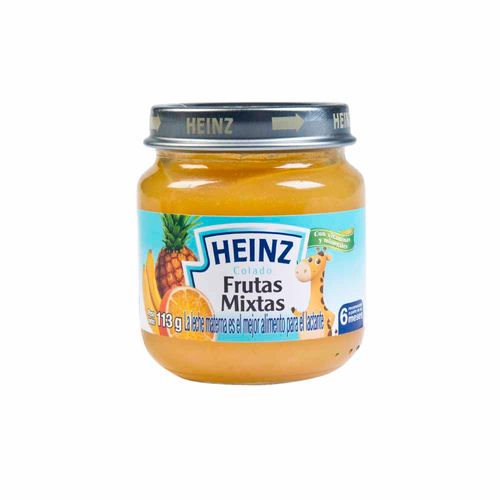 Colado HEINZ Fruta Mixtas Frasco 113g