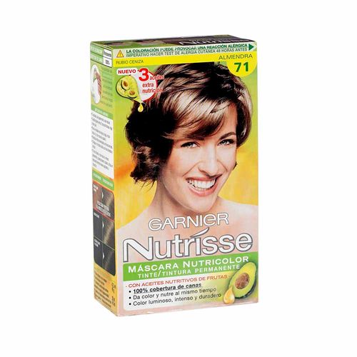 Tinte para Cabello GARNIER Nutrisse 71 Almendra Caja 1un