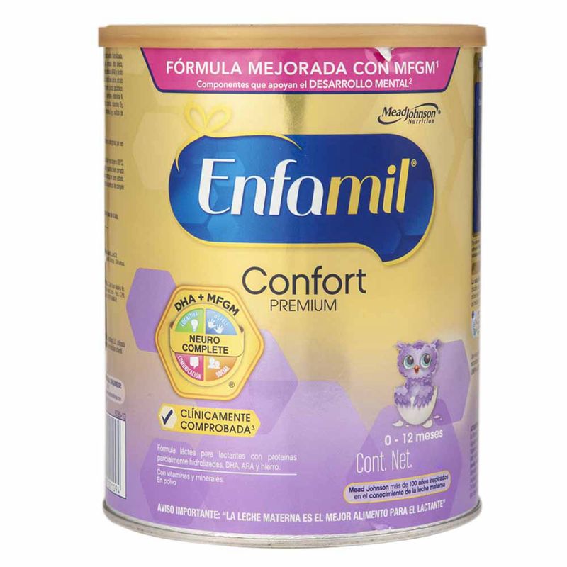 Fórmula Infantil MFGM ENFAMIL Confort Premium 1 (0-12m) Lata 850gr