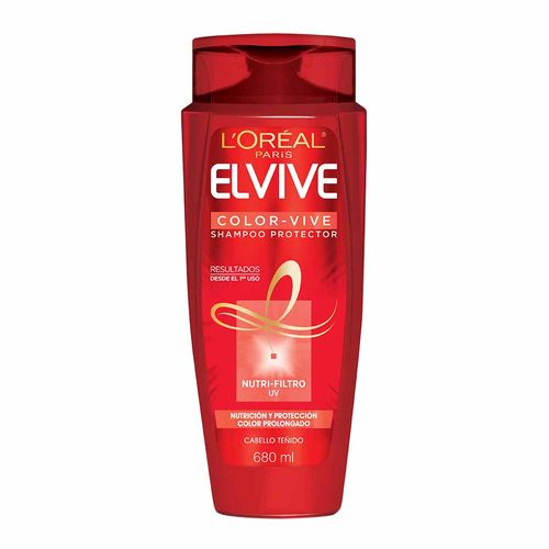 Shampoo ELVIVE Color Vive Nutri-Filtro UV Frasco 680ml