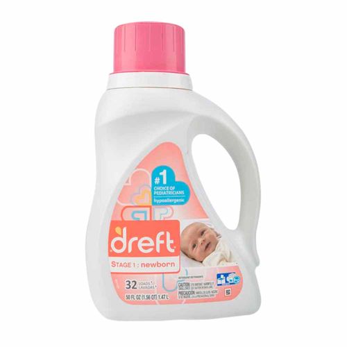 Detergente Líquido DREFT Recién Nacido Botella 1.47L