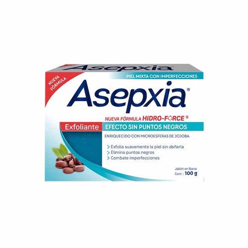 Jabón ASEPXIA Exfoliante Caja 100g