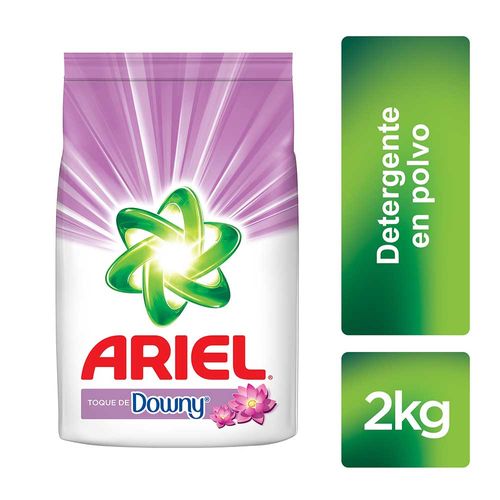 Detergente en polvo ARIEL Con Downy Bolsa 2Kg