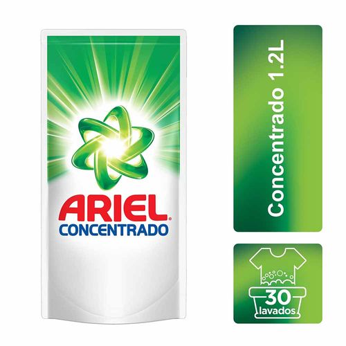 Detergente Líquido ARIEL Concentrado Doypack 1.2L