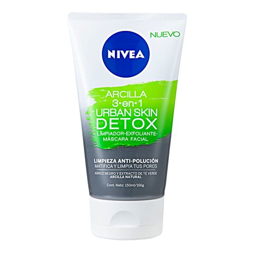 Exfoliante Facial NIVEA Arcilla 3 en 1 Tubo 150ml