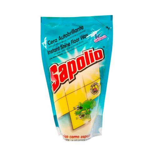 Cera líquida autobrillante SAPOLIO Amarilla Doypack 300Ml