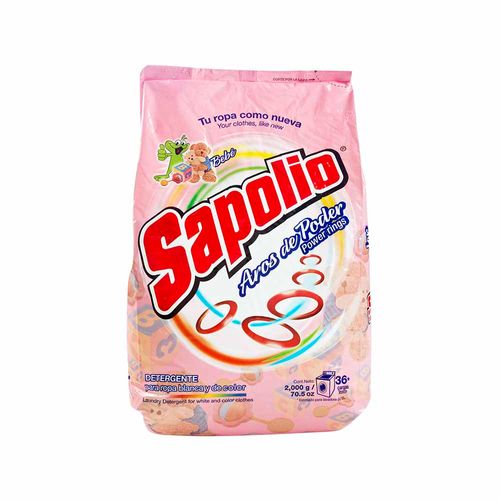 Detergente en polvo SAPOLIO Bebé Bolsa 2Kg