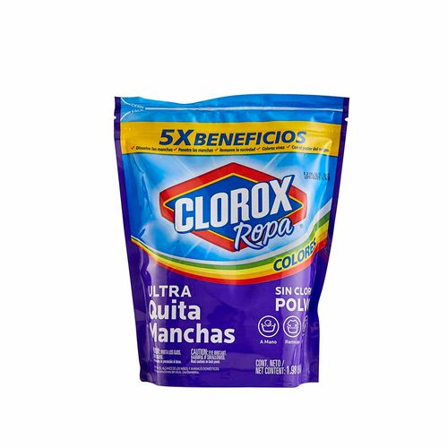 Quitamanchas CLOROX Ropa Color 5 Beneficios Empaque 900g