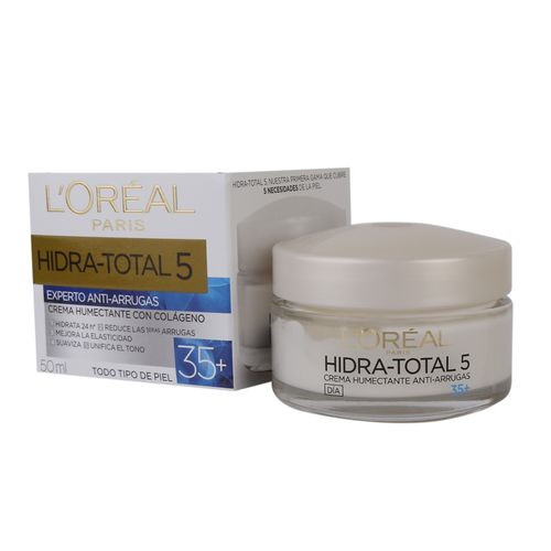 Crema Humectante Anti Arrugas Hidra-Total 5 Día 35+