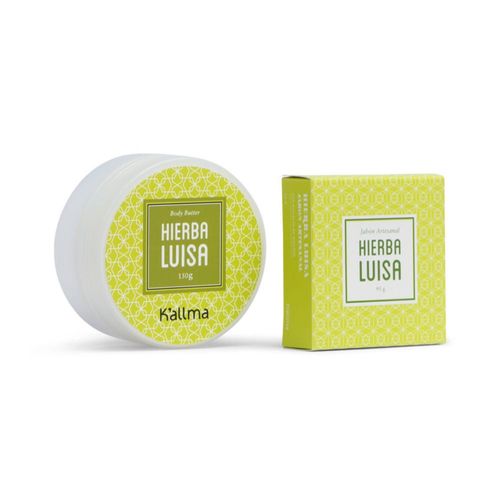 Set Kallma Body Butter De 150Gr + Jabón Artesanal Kallma De 95Gr De Hierba Luisa