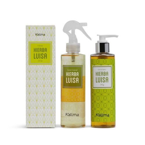 Set Kallma Colonia Kallma + Aceite Corporal + Jabón Líquido Kallma Hierba Luisa