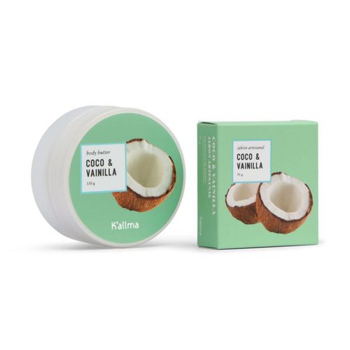 Set Kallma Body Butter De 150Gr + Jabón Artesanal Kallma De 95Gr De Coco Vainilla