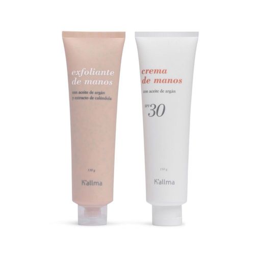 Set Kallma Manos: Exfoliante De 150Gr + Crema De Manos Con Spf 30 De 150Gr