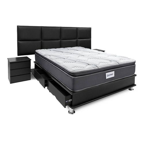 Dormitorio Kaela Futurepedic King + 2 Almohadas