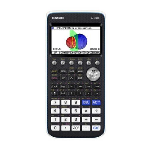 Calculadora graficadora 3D Casio FX-CG50-L-DH más de 2.900 funciones, negro