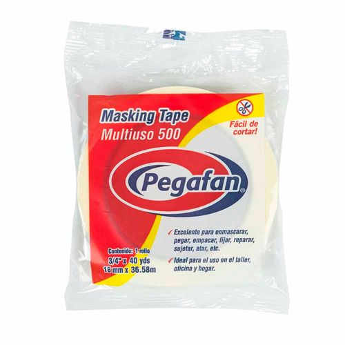 Masking Tape PEGAFAN Multiusos 500 3/4''x40yds
