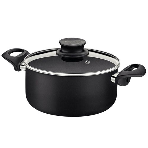 Olla TRAMONTINA 24cm Paris Negro