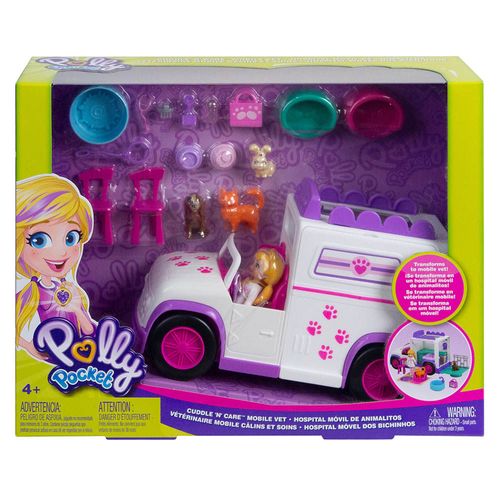 Set de Juegos POLLY POCKET GFR04 Hospital Móvil de Animalitos