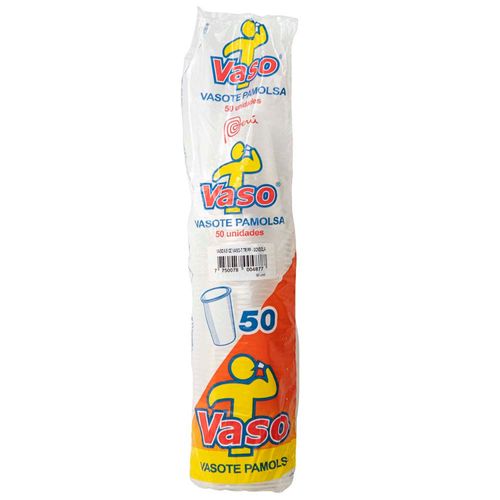 Vaso Descartable PAMOLSA 6.5oz 50un