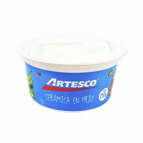 Cerámica en Frio ARTESCO Blanco Pote 250g