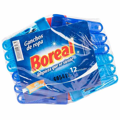 Accesorio BOREAL Gancho para Ropa Paquete 12un