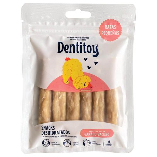 Snacks para Perros DENTITOY Baby Barritas Paquete 6un