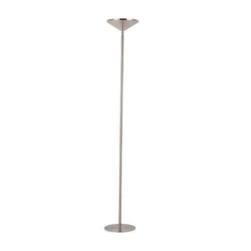 Lámpara de pie Sauki led 3700lm 180cm gris