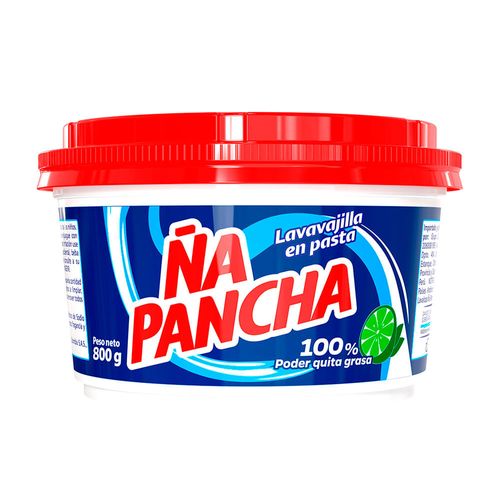 Lavavajilla en pasta Ña Pancha Limón 800gr