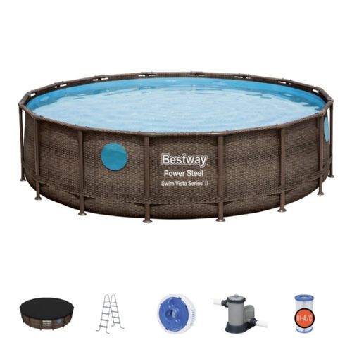 Piscina Bestway 4.88X1.22M Power Steel