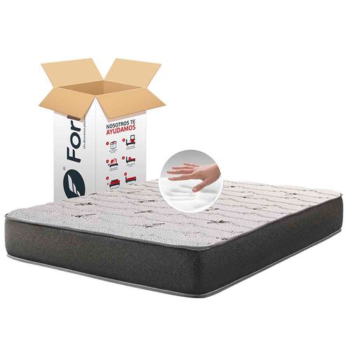 Colchón FORLI Matress In Box Memory Foam 1.5 Plazas