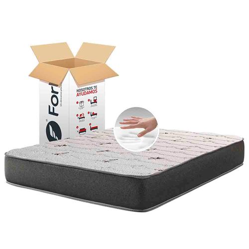 Colchón FORLI Matress In Box Memory Foam 2 Plazas