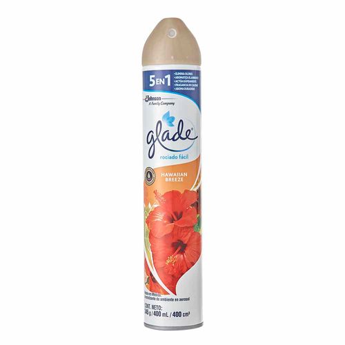 Ambientador en Aerosol GLADE Hawaian Breeze Frasco 400ml