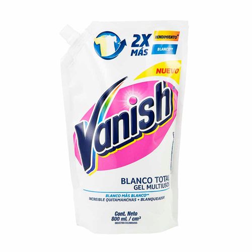 Quitamanchas Líquido VANISH Blanco Total Doypack 800ml