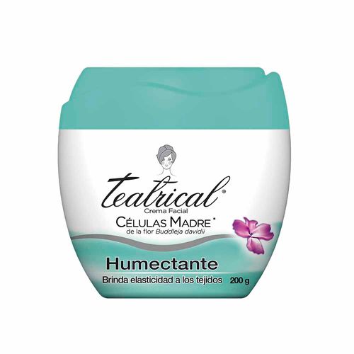 Crema Facial TEATRICAL Humectante Células Madre Pote 200g