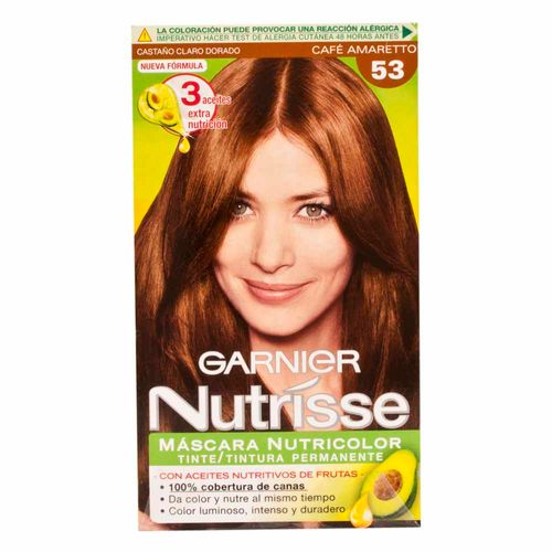 Tinte para Cabello GARNIER Nutrisse 53 Nuez Caja 1un