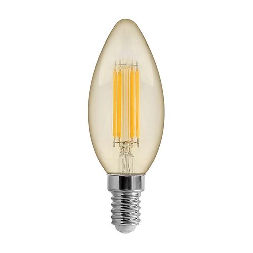 Lámpara Vela led de filamento 5W cálida E14