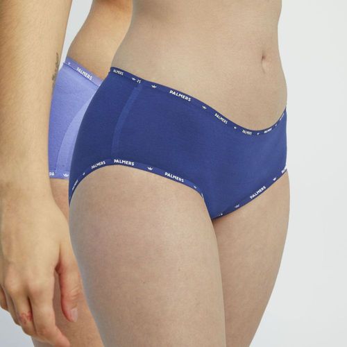 Calzón Palmers Pack 2 Pantaleta Algodón Bonded P1475 Azul