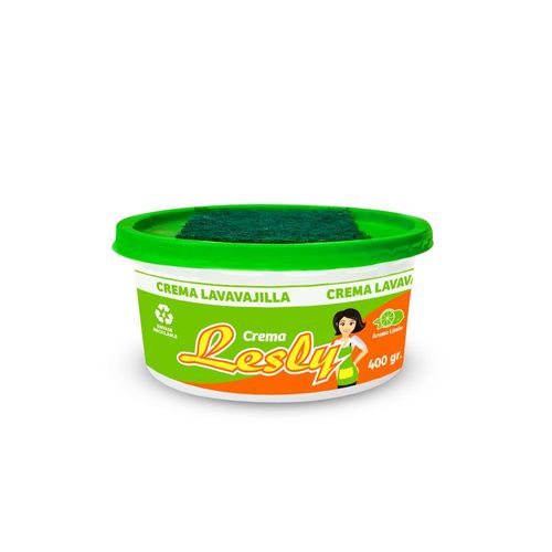 LAVAVAJILLA CREMA LESLY 400 GR LIMON