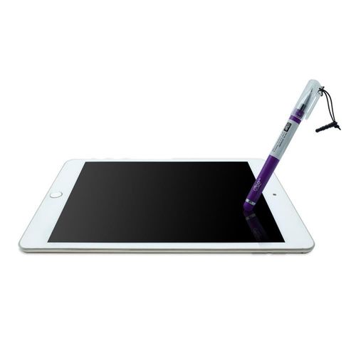 PUNTERO STYLUS 2 EN 1 MORADO