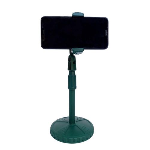 Porta Celular de Mesa Expandible Ajustable Verde