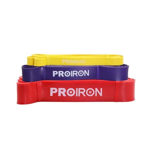 Set de bandas de resistencia Crossfit PROIRON Light + Medium + Heavy