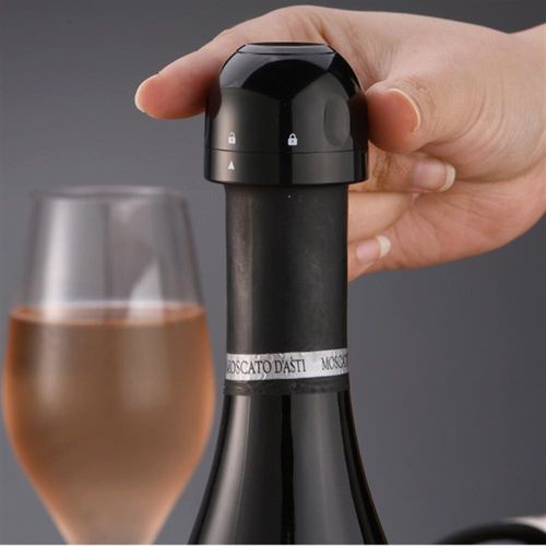 Tapa Para Vino - Negro