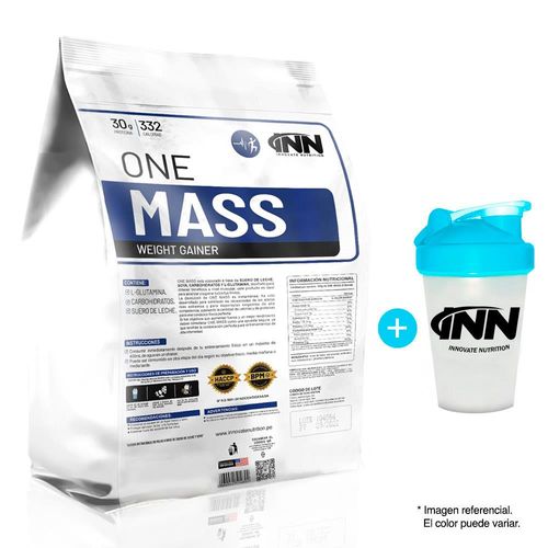 GANADOR DE PESO INN ONE MASS 5KG CHOCOLATE + SHAKER