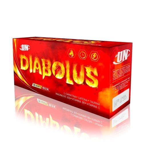 Quemador Degrasa Universe Nutrition Diabolus Caja X 28 Unid. Maracuyá